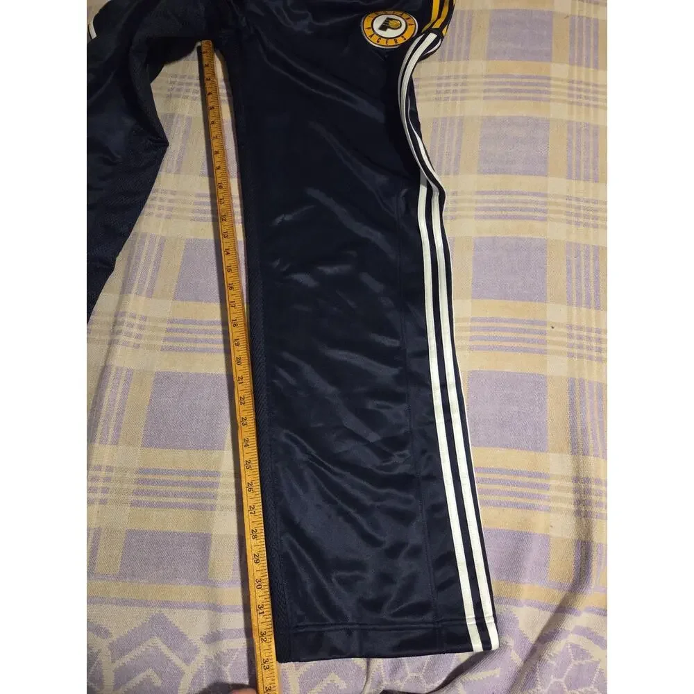 Vintage Adidas Pants Mens XXL Blue Tearaway Snap Breakaway Pacers 2XL Team Issue
